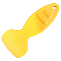 Outil de pose de film de protection automobile : Raclette jaune sur mesure pour phares, film de protection automobile, anti-ondulation, coupe-bordures, petit grattoir ABS