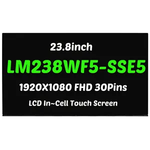 GBOLE Panel Display layar sentuh, pengganti LCD 23.8 inci Replacement SSE5 1920X1080 FHD untuk HP L91416-002 L66617-001 L12029-273