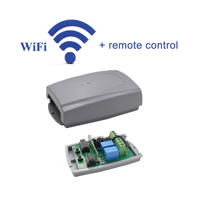 TUYA Universal Receiver for Gate Operators Wifi RF Remote Control 433mhz Universal Easy Installation and Use