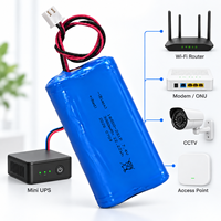 Pack de batteries Li-ion personnalisé 18650 2S1P 7,4V 3000mAh 22,2Wh, mini UPS rechargeable, alimentation de secours