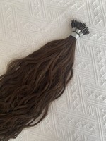 50 mèches d'extensions de cheveux naturels 100% humains, micro-anneaux, micro-liens, micro-perles, cheveux vierges Remy européens lisses