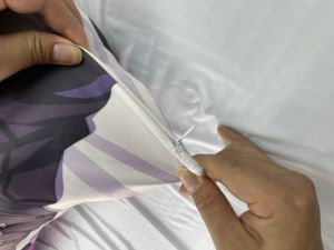 Funda de Almohada de Punto Liso Estilo Hotel, Ecológica, No Tóxica, con Diseño de Chica Desnuda, para Uso Doméstico - Product Image 4