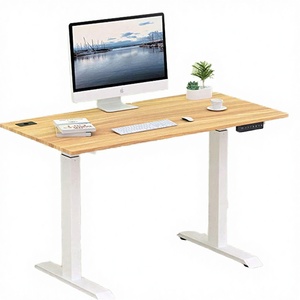 Wholesale Smart Lifting Table <b>Adjustable</b> Height Computer <b>Desk</b> T-Leg Steel Base Home <b>Office</b> Commercial Furniture - Product Image 3