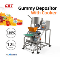 LST NUEVO Dosificador Manual de Gomitas de Sobremesa de 12L, Máquina Pequeña para Hacer Gomitas con Moldes para Gomitas