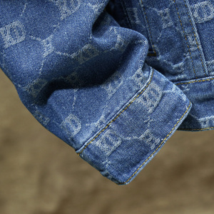Giacca di Jeans Americana <span class=keywords><strong>Trendy</strong></span>, Stile High Street, Casual e Versatile, Lavabile, per <span class=keywords><strong>Uomo</strong></span> - Product Image 6