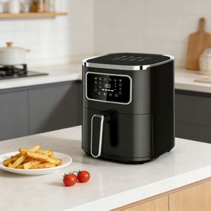 Nueva Freidora Eléctrica Digital de Plástico Cuadrada de 5L 2026, Horno Freidora de Aire sin Aceite con Función de Horneado, Uso Doméstico, Ahorro de Energía, Fácil Lectura - Product Image 5