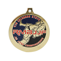 Médaille de sport personnalisée en gros pour haltérophilie, boxe, judo, taekwondo, lutte, grappling, karaté