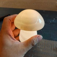 Lampes de table miniatures en marbre onyx naturel, très tendance 2026, pour la décoration intérieure et les mini-bars.