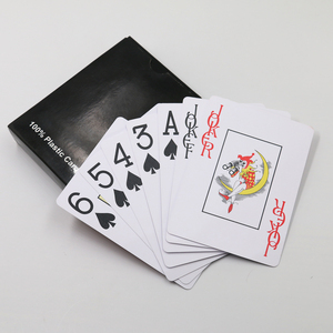 Wholesale Customizable smoothness Poker Cards Custom Design 100% PVC Plastic Waterproof Poker Playing Cards with good elasticity - Product Image 4