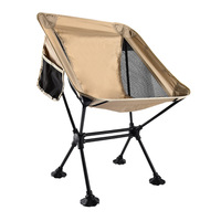Chaise de pêche/de jardin pliable légère avec logo personnalisé, durable, capacité de 300 lb, sac de rangement, pour adulte, extérieur