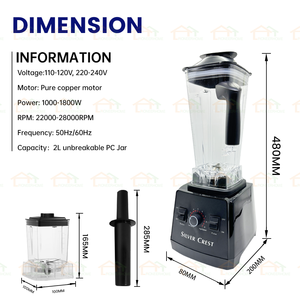 Mesa eléctrica de alta velocidad para el hogar, procesador de licuadora de alimentos para bebés - Product Image 4
