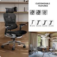 Chaise de bureau de direction ergonomique de luxe Vaseat avec cadre en aluminium, design moderne, fonction pivotante, caractéristiques réglables - T9