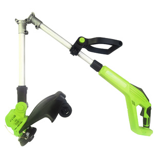 VERTAK-A 20V Tondeuse à gazon pliable, débroussailleuse, <span class=keywords><strong>coupe</strong></span>-bordures, désherbeuse électrique sans fil avec roue - Product Image 3