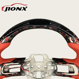 พวงมาลัยหนังมีรูพรุน LED 2022 2019 <span class=keywords><strong>2018</strong></span> 2017เส้นใยคาร์บอนปลอมแปลงตามสั่งระดับไฮเอนด์สำหรับ <span class=keywords><strong>Ford</strong></span> <span class=keywords><strong>Mustang</strong></span> <span class=keywords><strong>GT</strong></span> 2015 - Product Image 3