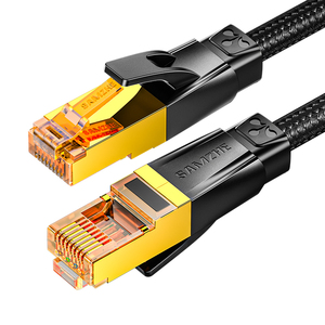 <span class=keywords><strong>Cable</strong></span> <span class=keywords><strong>de</strong></span> Conexión <span class=keywords><strong>de</strong></span> Red SAMZHE <span class=keywords><strong>de</strong></span> Cobre Puro, 10Gbps, 30AWG, SSTP Cat7, <span class=keywords><strong>Cable</strong></span> <span class=keywords><strong>de</strong></span> Puente Ethernet <span class=keywords><strong>de</strong></span> <span class=keywords><strong>Par</strong></span> <span class=keywords><strong>Trenzado</strong></span>, 600MHz - Product Image 1