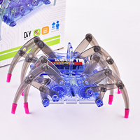 Kit d'assemblage DIY de robot araignée bionique, modèle mécanique électrique rampant, projet d'apprentissage scientifique STEM pour enfants et adolescents
