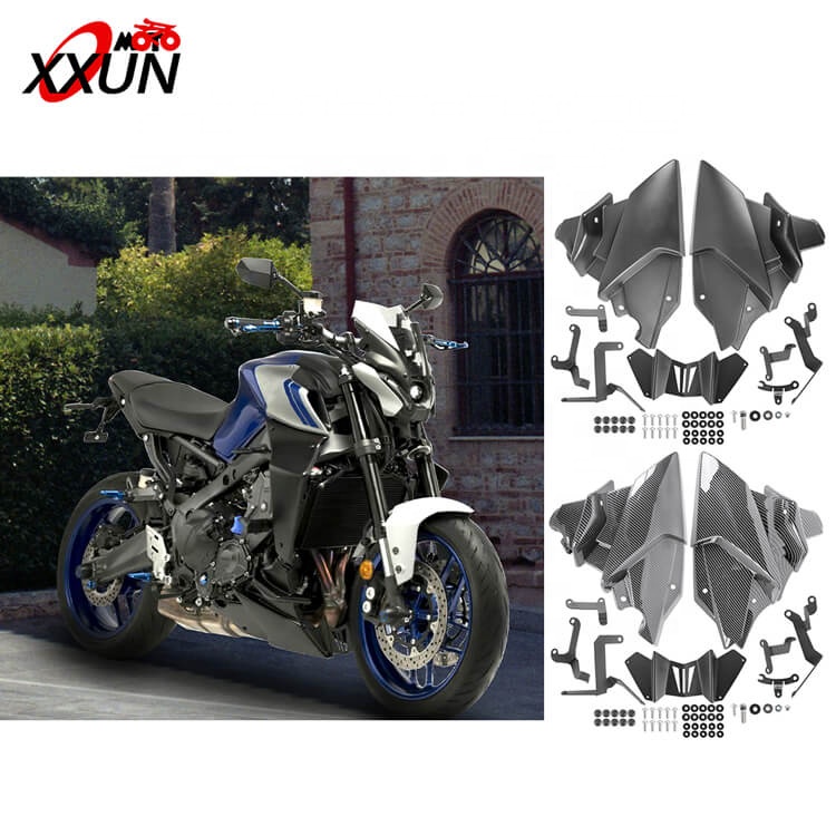 TAZGANTAX Motorcycle Bellypan Lower Engine Fairing Cover Engine Spoiler Body Frame Kit Compatible With Ya-maha MT-09 MT09 MT 09 SP 2021 2022 2023 Belly Pan Under Cover (Matte Black), Fairing Kits - Canada - View #5