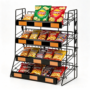 Présentoir de Comptoir Moderne Écologique à 1 Niveau en Métal avec Kit de Montage Facile pour Usage Domestique et Commercial - Product Image 1