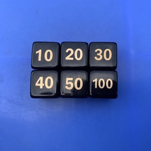 Poke Mon thẻ xúc xắc ptcg 6 mặt phải đối mặt với số lượng máu 14mm Khối lập phương - Product Image 6