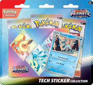 Vente en gros de cartes Pokémon TCG Scarlet et Violet 8.5 Prismatic Evolutions Tech Sticker Collection (Promo aléatoire) Coffret cadeau Jeu de cartes - Product Image 2