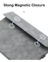 Étui Clavier pour Microsoft Surface Pro 7/6/5/4 12.3'' Housse Support en Cuir pour Surface Pro 11 10 9 Sans Clavier