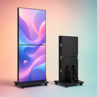 Pantalla LED Plegable de Paso Fino P1.53 para Interiores, de Alta Luminosidad, Personalizable para Publicidad en Eventos y Exposiciones, en Oferta