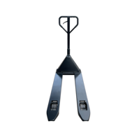 Transpalette manuel hydraulique ICHIMENS 540x1150mm 2.5T avec poignée ergonomique et roues tandem en PU, garantie 3 ans, utilisation intérieure/extérieure