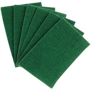 Pexmientas Nylon Schuursponsje Scotched Abrasive Flexibele 6 ''X 9'' Scour Pad Roll Keuken Nylon Groen Schuursponsje