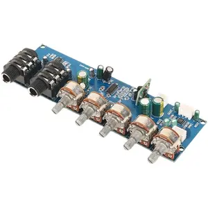 PT2399 Karaoke reverb board power amplifier before Microphone amplifier module DC 12V built-in voltage boost