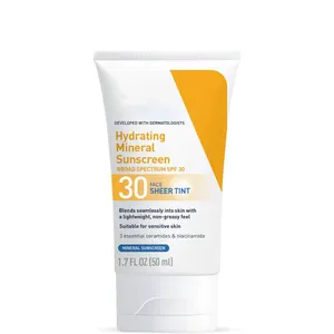 Getinte Zonnebrandcrème Met Spf 30 | Hydraterende Minerale Zonnebrandcrème Met Zinkoxide En Titaniumdioxide