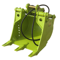 LS LS02 3 Ton Mini Excavator Hydraulic Thumb Bucket untuk Lanskap