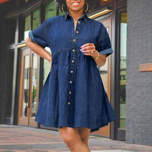sachin and babi light blue dress Plus Size Denim Dresses | Curve Denim Dresses main image 1