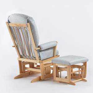 Contemporary Nursery Glider Rocker <b>Chair</b> Matching Ottoman Manufactory Baby Furniture for Living Room Upholstery Rocking <b>Chair</b> - Product Image 3