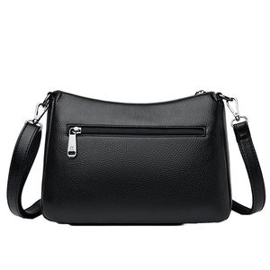 Trendy Minimalist Women'S Pu Leather Flap Handbag Two Sizes Structured <b>Top</b> Handle Daily Commute Crossbody Bag - Product Image 1