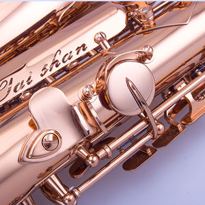 Vente en gros <span class=keywords><strong>de</strong></span> <span class=keywords><strong>saxophone</strong></span> alto finition or champagne pour <span class=keywords><strong>magasin</strong></span> d'instruments et corps en laiton <span class=keywords><strong>de</strong></span> concert ton Eb - Product Image 2