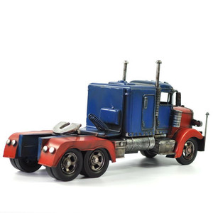 Camion-citerne vintage <span class=keywords><strong>Optimus</strong></span> <span class=keywords><strong>Prime</strong></span> Big Convoy, modèle de camion en métal à vendre, transformateurs <span class=keywords><strong>Optimus</strong></span> <span class=keywords><strong>Prime</strong></span>, tête de camion décorative - Product Image 4