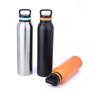 OKADI 600ml 850ml Travel Vacuum Insulated Stainless Steel Thermos Sports Drink Water Bottle