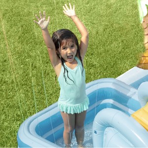 <span class=keywords><strong>Piscine</strong></span> gonflable <span class=keywords><strong>Intex</strong></span> 57161 en forme de crocodile avec <span class=keywords><strong>toboggan</strong></span> et jet d'eau pour enfants, utilisation estivale, natation/baignade, 244 cm x 198 cm x 71 cm - Product Image 4