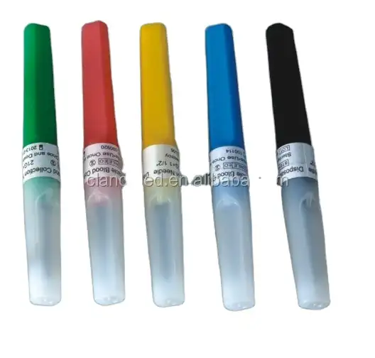 Cheap Laboratory Disposable Medical Colorful Pen-shaped Safety Multi-Sample Blood Collection Needle