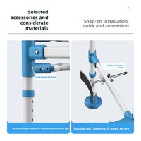 Rehausseur de toilettes pour personnes âgées avec accoudoirs, design sans perforation, ventouse, capacité 100 kg