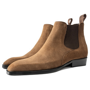 Customized casual comfortable <b>flat</b> heel <b>pointed</b>-<b>toe</b> business formal men's leather shoes - Product Image 6