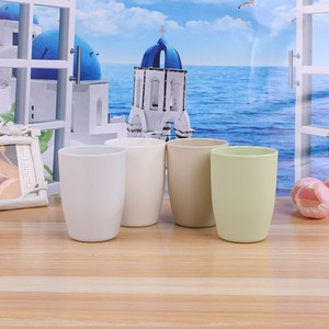 Juego de vasos para cepillos de dientes de color sólido, vaso redondo antideslizante para enjuague bucal, para uso en el baño - Product Image 4