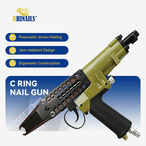 Pistola de anillos en C de doble propósito SC77XE de alta calidad OEM ODM para fijación de resortes en <span class=keywords><strong>malla</strong></span> de alambre de jaulas de muebles, <span class=keywords><strong>grapadora</strong></span> de anillos de cerdo - Product Image 2