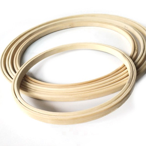 Wholesale Bamboo Embroidery <strong>Wreath</strong> Fan Bamboo Stretch Crafts DIY Handmade Bamboo <strong>Ring</strong> - Product Image 4