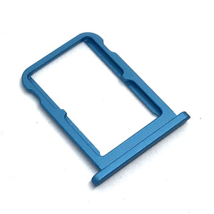 Vassoio porta SIM doppio Xiaomi Mi A2 Mi6X in metallo blu per cellulare - Product Image 1