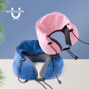 Memoria usable impermeable Cervical avión almohada cómoda en forma de U viaje cuello almohada Cancelación de ruido para acampar - Product Image 1