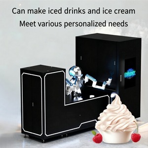 Máquina Expendedora de Café y Helado Robótica de Doble Brazo, Sistema de Venta Inteligente 2 en 1, Dispensador Automático de Espresso y Gelato - Product Image 3