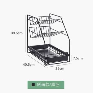 <b>Kitchen</b> <b>Racks</b> - Sink Pull-out Storage <b>Rack</b>, Multi-layer Sliding Shelves, Suitable for Cabinets - Product Image 5