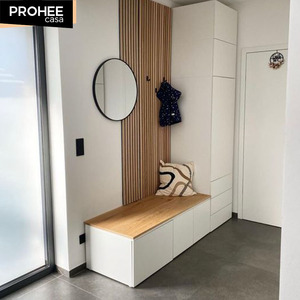 Armoire de rangement pour <span class=keywords><strong>salon</strong></span> armoire d'entrée multifonction avec siège - Product Image 5
