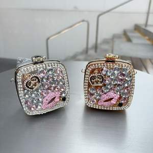 Mini sac pour femme incrusté de diamants 2025 nouveau sac de soirée brillant élégant sac de messager en acrylique avec sangle de chaîne Bolsas Feminina - Product Image 4